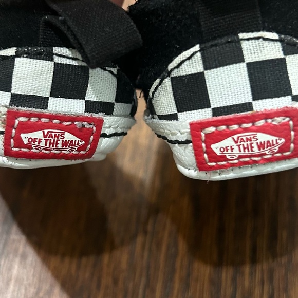 Vans Black and White Checkered Baby Shoes - Picture 6 of 9